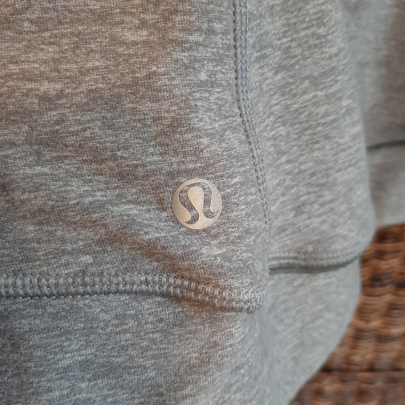 Lululemon Shirt 4 Gray Think Fast Pullover Minimalist Quarter Zip Athleisure Gym - Picture 7 of 9